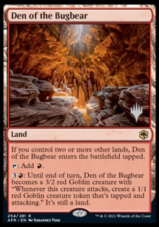 Den of the Bugbear (Promo Pack) [Dungeons & Dragons: Adventures in the Forgotten Realms Promos] | Gate City Games LLC