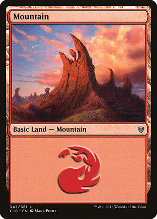 Mountain (347) [Commander 2016] | Gate City Games LLC
