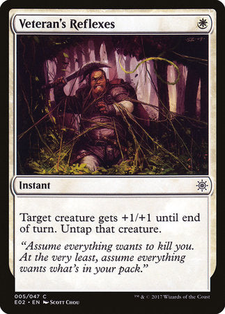 Veteran's Reflexes [Explorers of Ixalan] | Gate City Games LLC