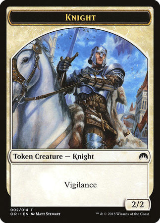 Knight Token [Magic Origins Tokens] | Gate City Games LLC