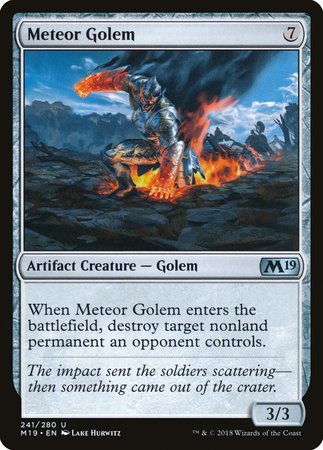 Meteor Golem [Core Set 2019] | Gate City Games LLC