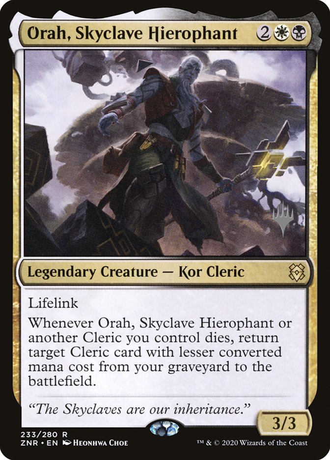 Orah, Skyclave Hierophant (Promo Pack) [Zendikar Rising Promos] | Gate City Games LLC