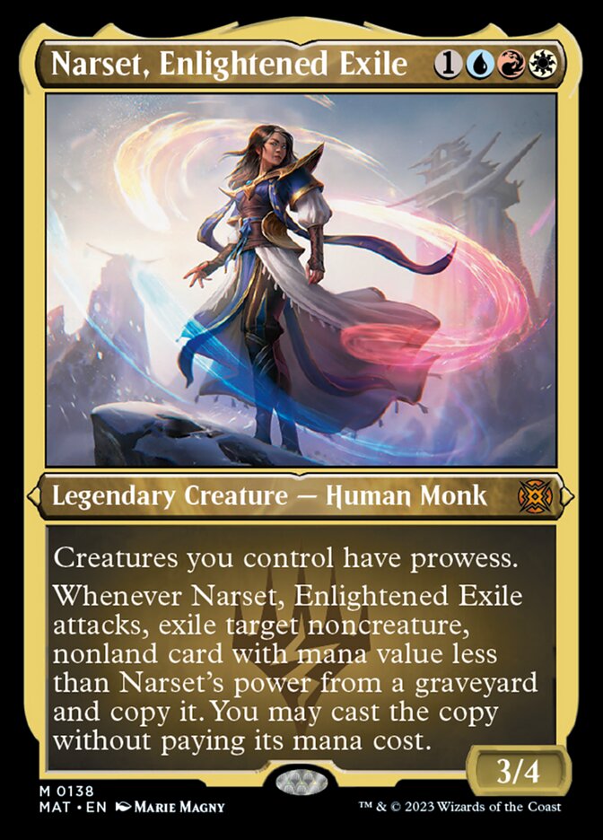 Narset, Enlightened Exile (Foil Etched) [March of the Machine: The Aftermath] | Gate City Games LLC