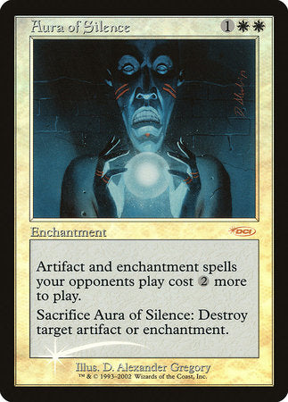 Aura of Silence [Friday Night Magic 2002] | Gate City Games LLC