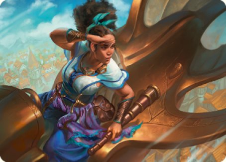 Talas Lookout Art Card [Dominaria United Art Series] | Gate City Games LLC