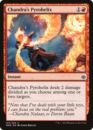 Chandra's Pyrohelix [War of the Spark] | Gate City Games LLC