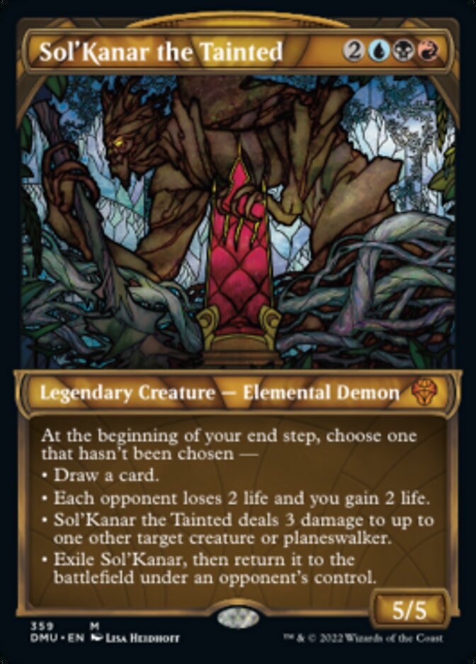 Sol'Kanar the Tainted (Showcase Textured) [Dominaria United] | Gate City Games LLC