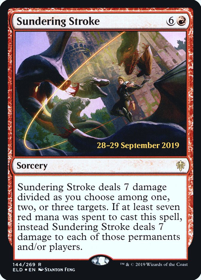 Sundering Stroke  [Throne of Eldraine Prerelease Promos] | Gate City Games LLC