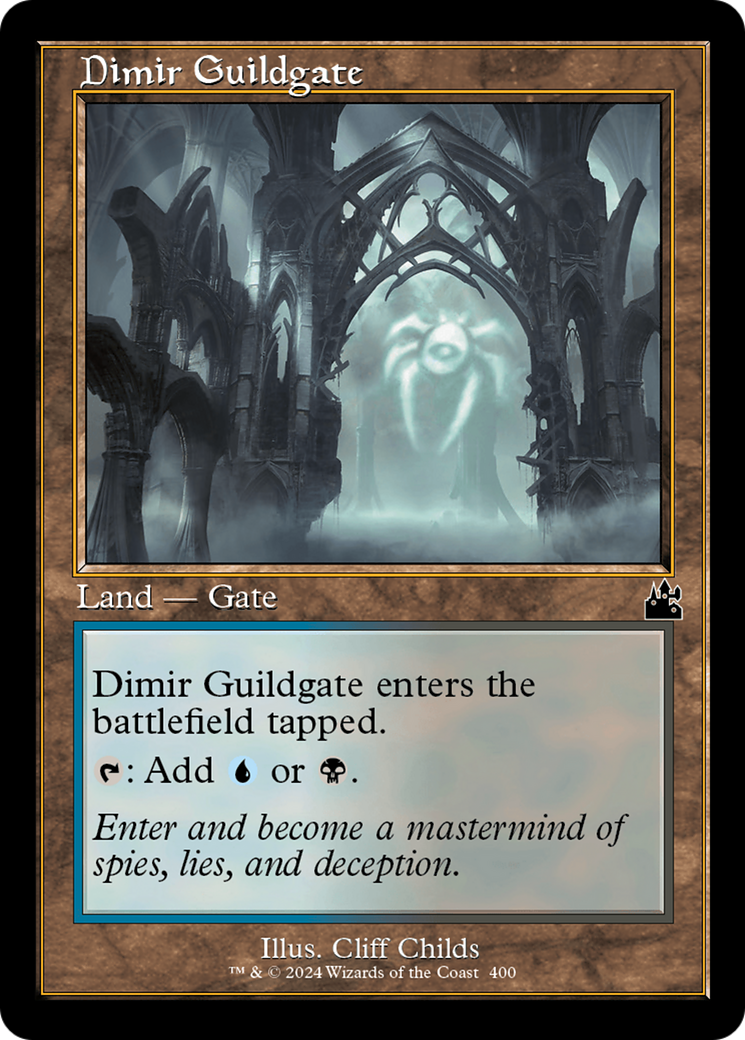 Dimir Guildgate (Retro Frame) [Ravnica Remastered] | Gate City Games LLC