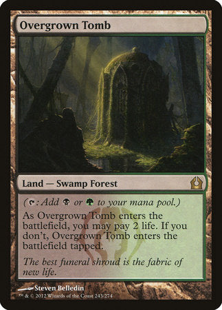 Overgrown Tomb [Return to Ravnica] | Gate City Games LLC