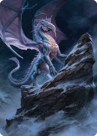 Ancient Silver Dragon Art Card (06) [Commander Legends: Battle for Baldur's Gate Art Series] | Gate City Games LLC