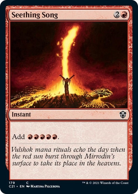 Seething Song [Commander 2021] | Gate City Games LLC