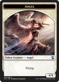 Angel // Soldier Double-sided Token [Commander 2018 Tokens] | Gate City Games LLC