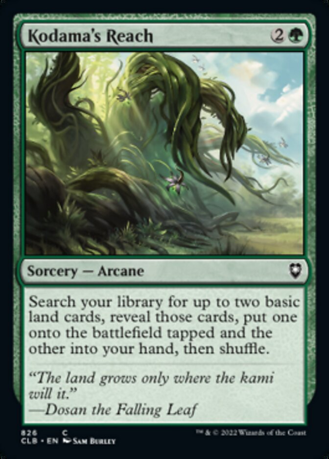 Kodama's Reach [Commander Legends: Battle for Baldur's Gate] | Gate City Games LLC