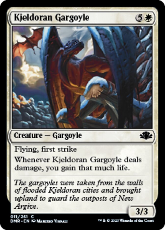 Kjeldoran Gargoyle [Dominaria Remastered] | Gate City Games LLC