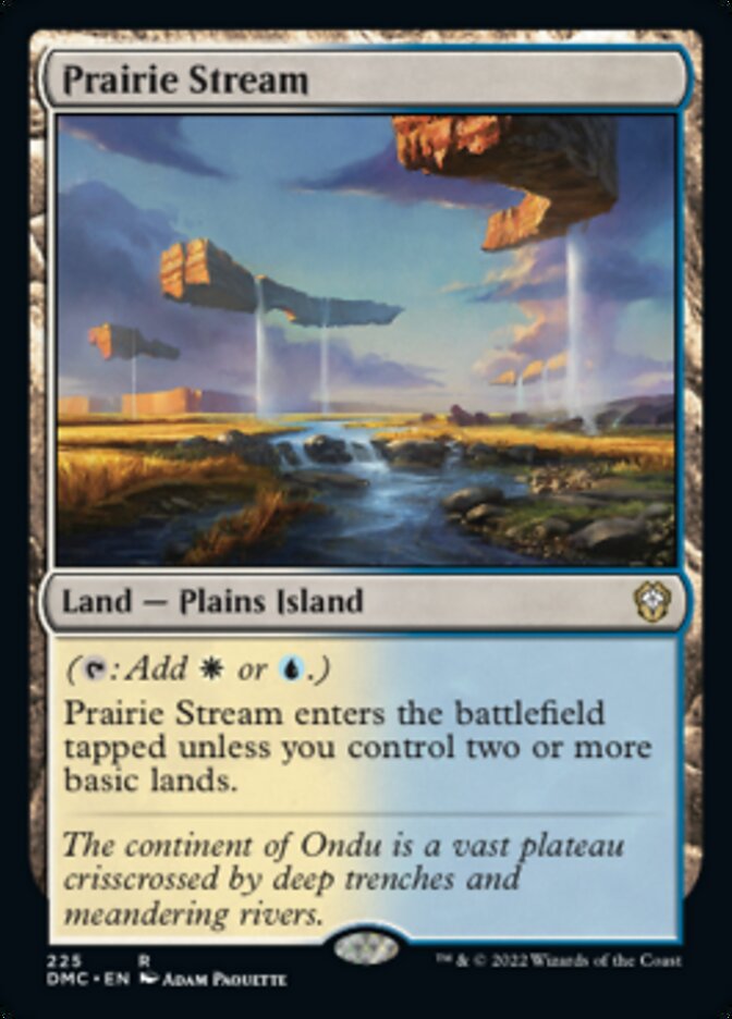 Prairie Stream [Dominaria United Commander] | Gate City Games LLC