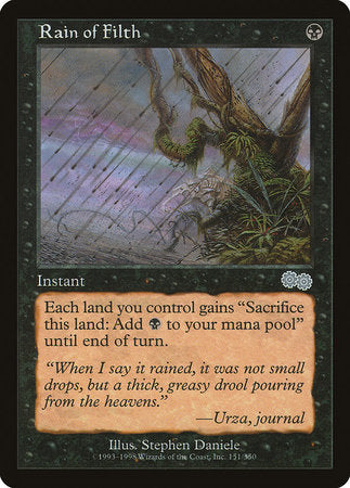 Rain of Filth [Urza's Saga] | Gate City Games LLC