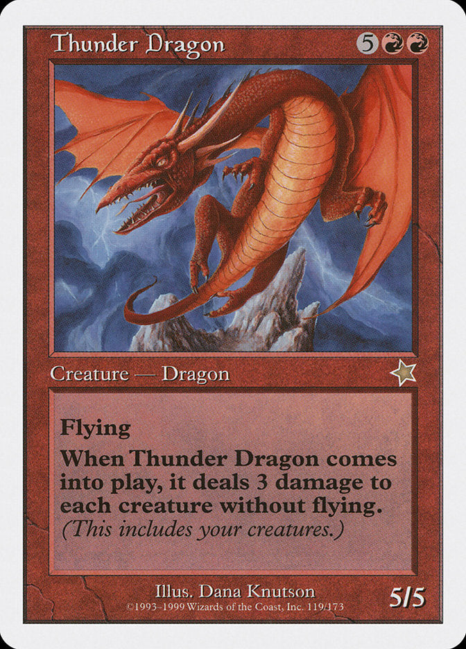 Thunder Dragon [Starter 1999] | Gate City Games LLC