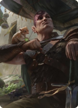 Minsc & Boo, Timeless Heroes Art Card (38) [Commander Legends: Battle for Baldur's Gate Art Series] | Gate City Games LLC