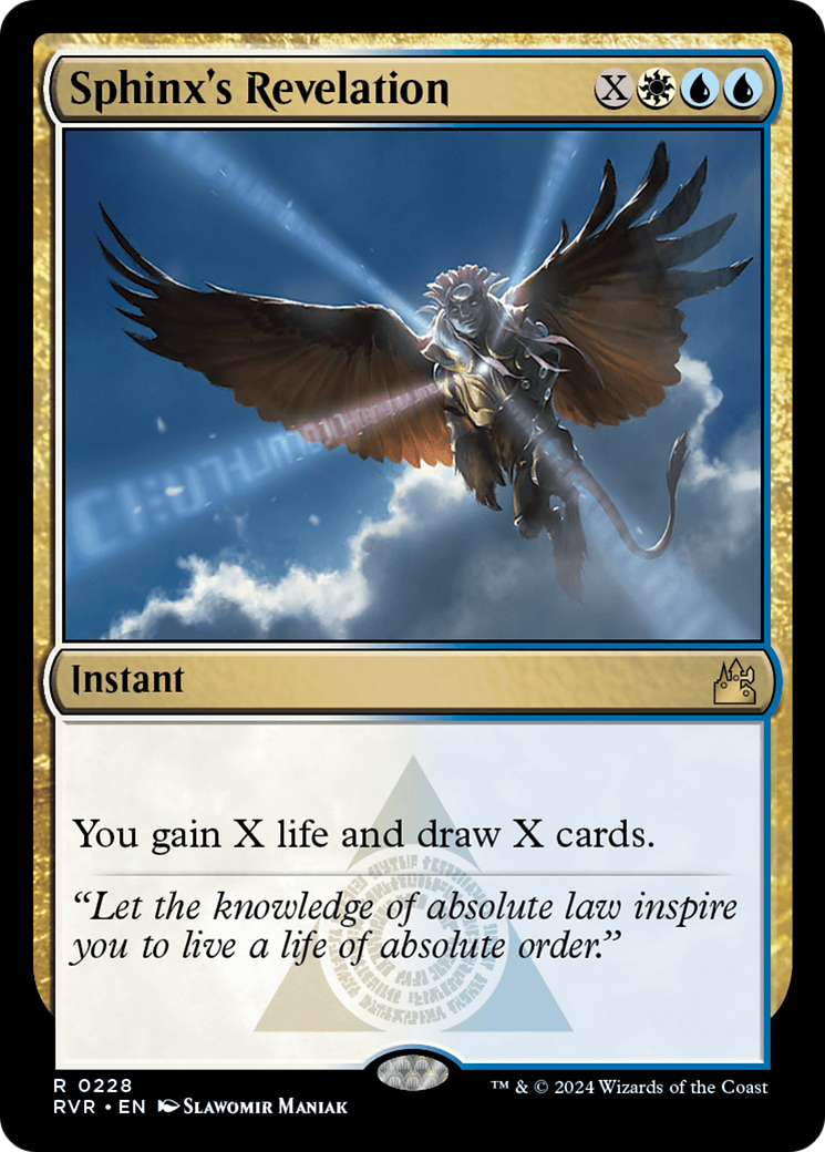 Sphinx's Revelation [Ravnica Remastered] | Gate City Games LLC