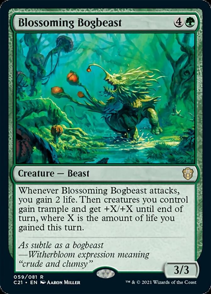 Blossoming Bogbeast [Commander 2021] | Gate City Games LLC