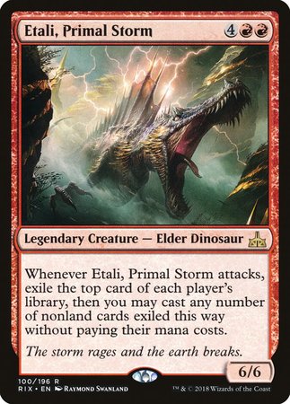 Etali, Primal Storm [Rivals of Ixalan] | Gate City Games LLC