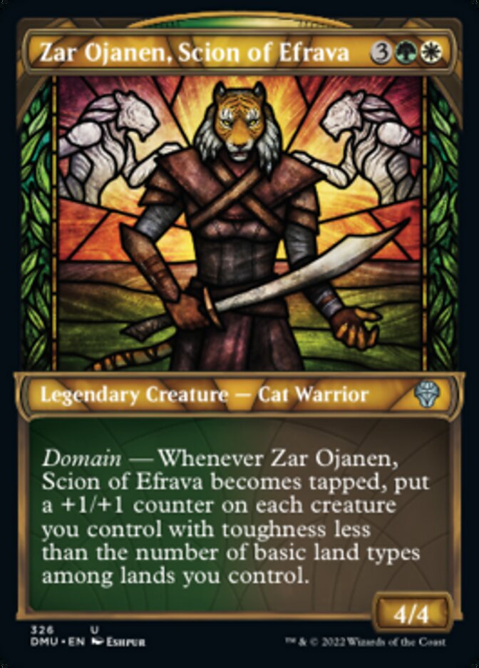 Zar Ojanen, Scion of Efrava (Showcase) [Dominaria United] | Gate City Games LLC