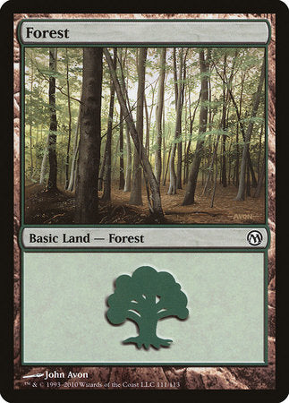 Forest (111) [Duels of the Planeswalkers] | Gate City Games LLC