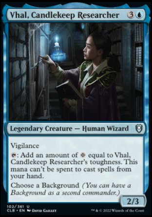 Vhal, Candlekeep Researcher [Commander Legends: Battle for Baldur's Gate] | Gate City Games LLC