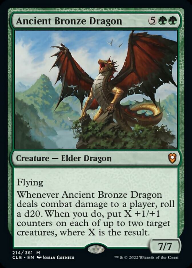 Ancient Bronze Dragon [Commander Legends: Battle for Baldur's Gate] | Gate City Games LLC