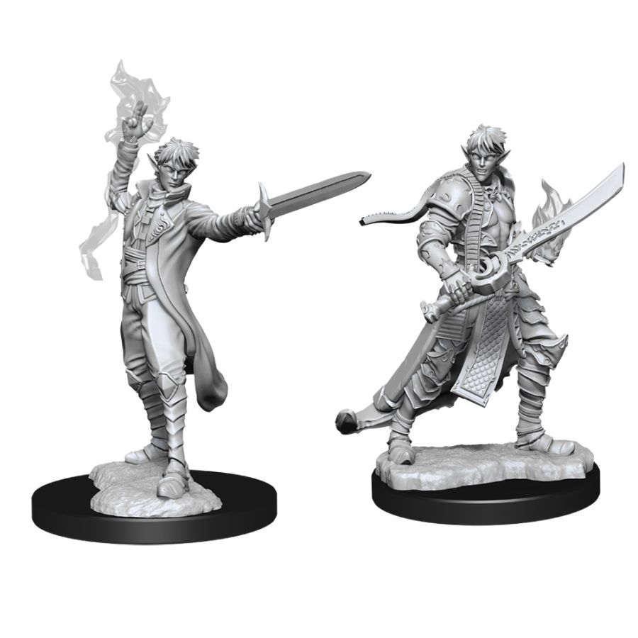 Pathfinder Battles Deep Cuts: Male Elf Magus | Gate City Games LLC