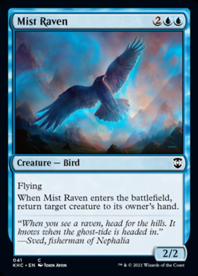 Mist Raven [Kaldheim Commander] | Gate City Games LLC