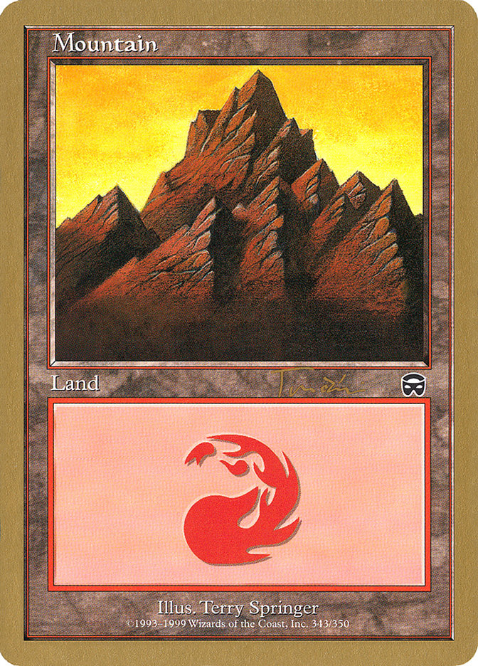 Mountain (jt343) (Jan Tomcani) (MMQ) [World Championship Decks 2001] | Gate City Games LLC