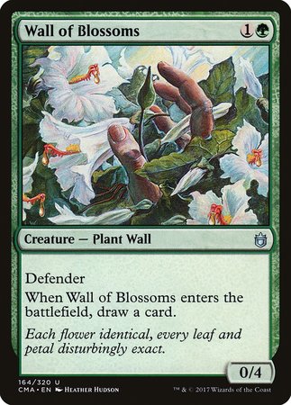 Wall of Blossoms [Commander Anthology] | Gate City Games LLC