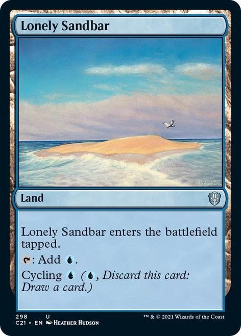 Lonely Sandbar [Commander 2021] | Gate City Games LLC