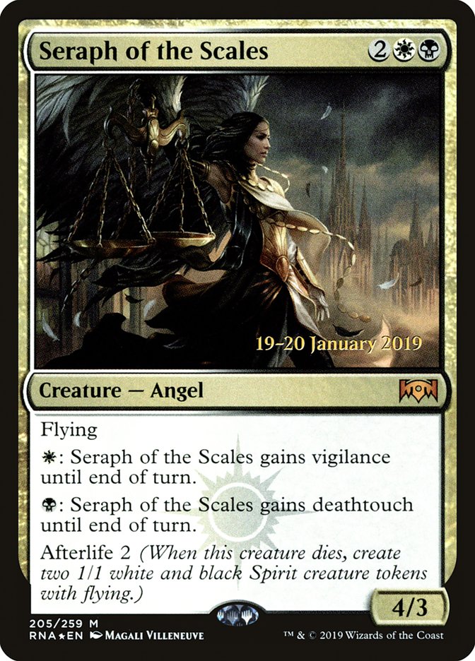 Seraph of the Scales [Ravnica Allegiance Prerelease Promos] | Gate City Games LLC