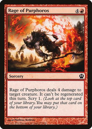 Rage of Purphoros [Theros] | Gate City Games LLC