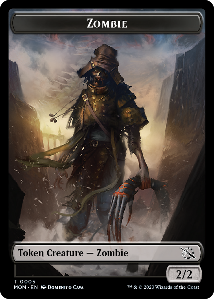 Zombie Token [March of the Machine Tokens] | Gate City Games LLC