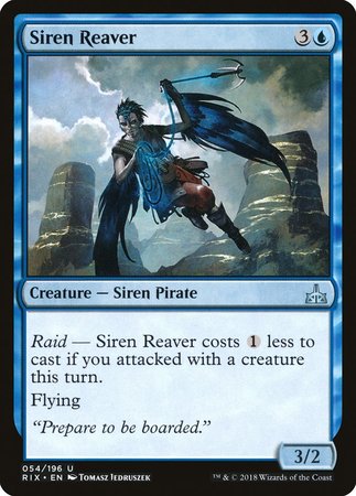 Siren Reaver [Rivals of Ixalan] | Gate City Games LLC