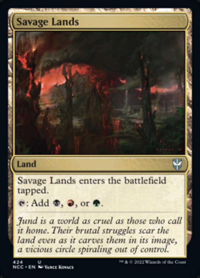 Savage Lands [Streets of New Capenna Commander] | Gate City Games LLC