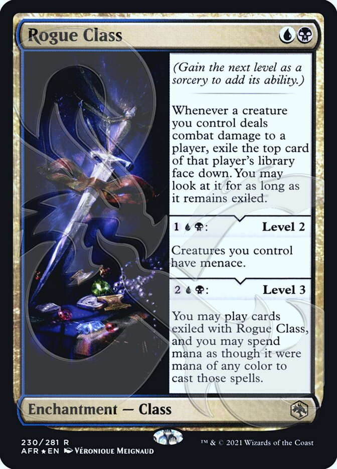 Rogue Class (Ampersand Promo) [Dungeons & Dragons: Adventures in the Forgotten Realms Promos] | Gate City Games LLC