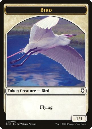 Bird Token [Commander Anthology Volume II Tokens] | Gate City Games LLC