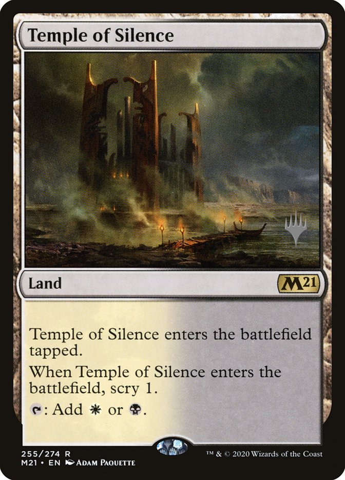 Temple of Silence (Promo Pack) [Core Set 2021 Promos] | Gate City Games LLC