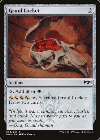 Gruul Locket [Ravnica Allegiance] | Gate City Games LLC