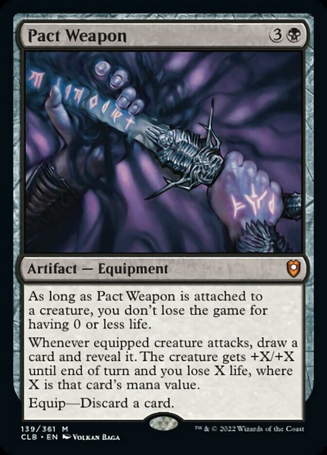 Pact Weapon [Commander Legends: Battle for Baldur's Gate] | Gate City Games LLC