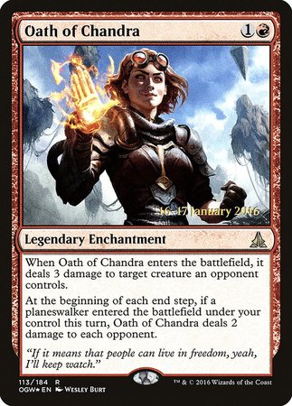 Oath of Chandra [Oath of the Gatewatch Promos] | Gate City Games LLC