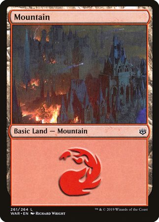 Mountain (261) [War of the Spark] | Gate City Games LLC