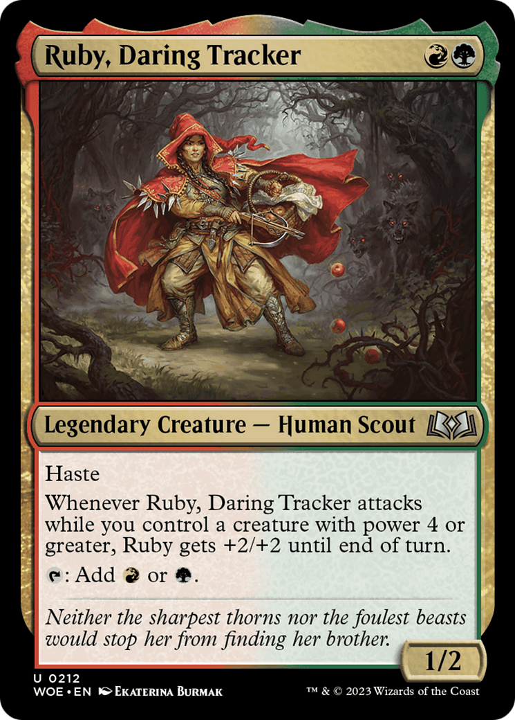 Ruby, Daring Tracker [Wilds of Eldraine] | Gate City Games LLC