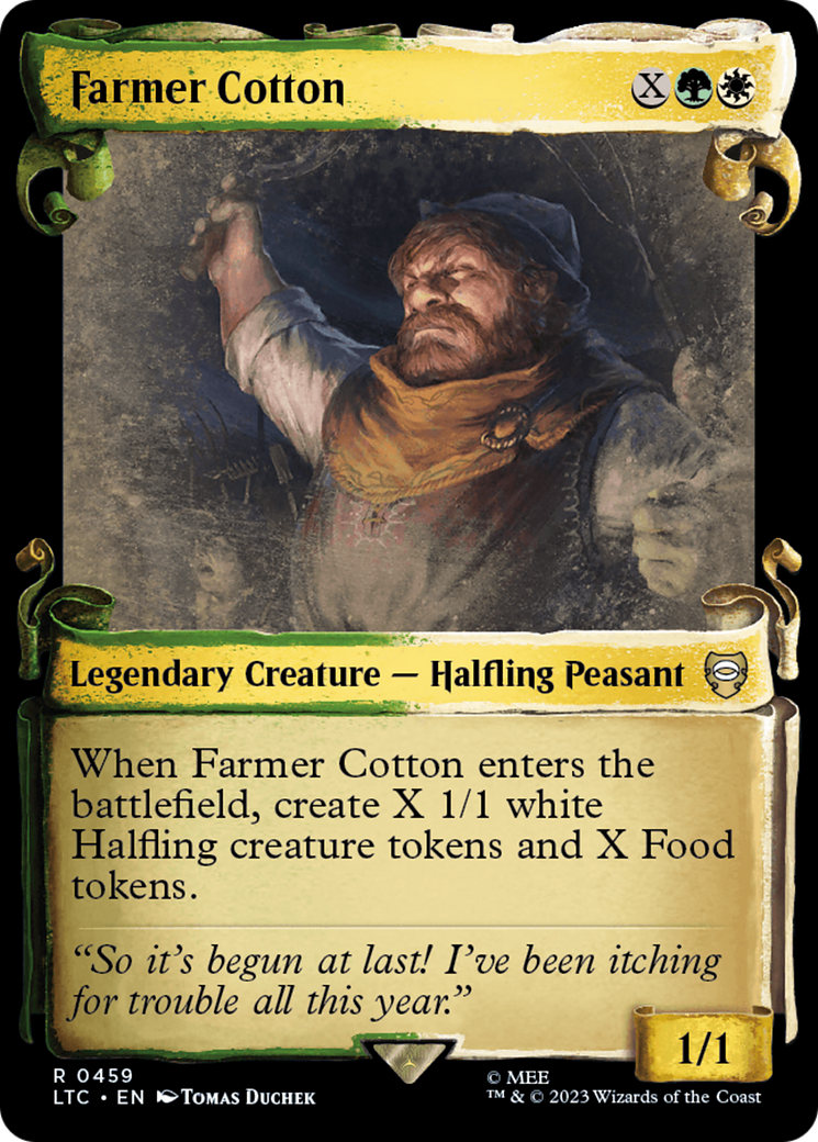 Farmer Cotton [The Lord of the Rings: Tales of Middle-Earth Commander Showcase Scrolls] | Gate City Games LLC