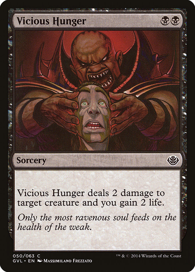 Vicious Hunger (Garruk vs. Liliana) [Duel Decks Anthology] | Gate City Games LLC